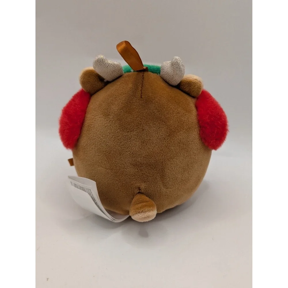 Squishmallows 4 Inch Dawn the Fawn Christmas Ornament Earmuffs‎ Snowflake Plush